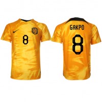 Maglie da calcio Olanda Cody Gakpo #8 Prima Maglia Mondiali 2022 Manica Corta